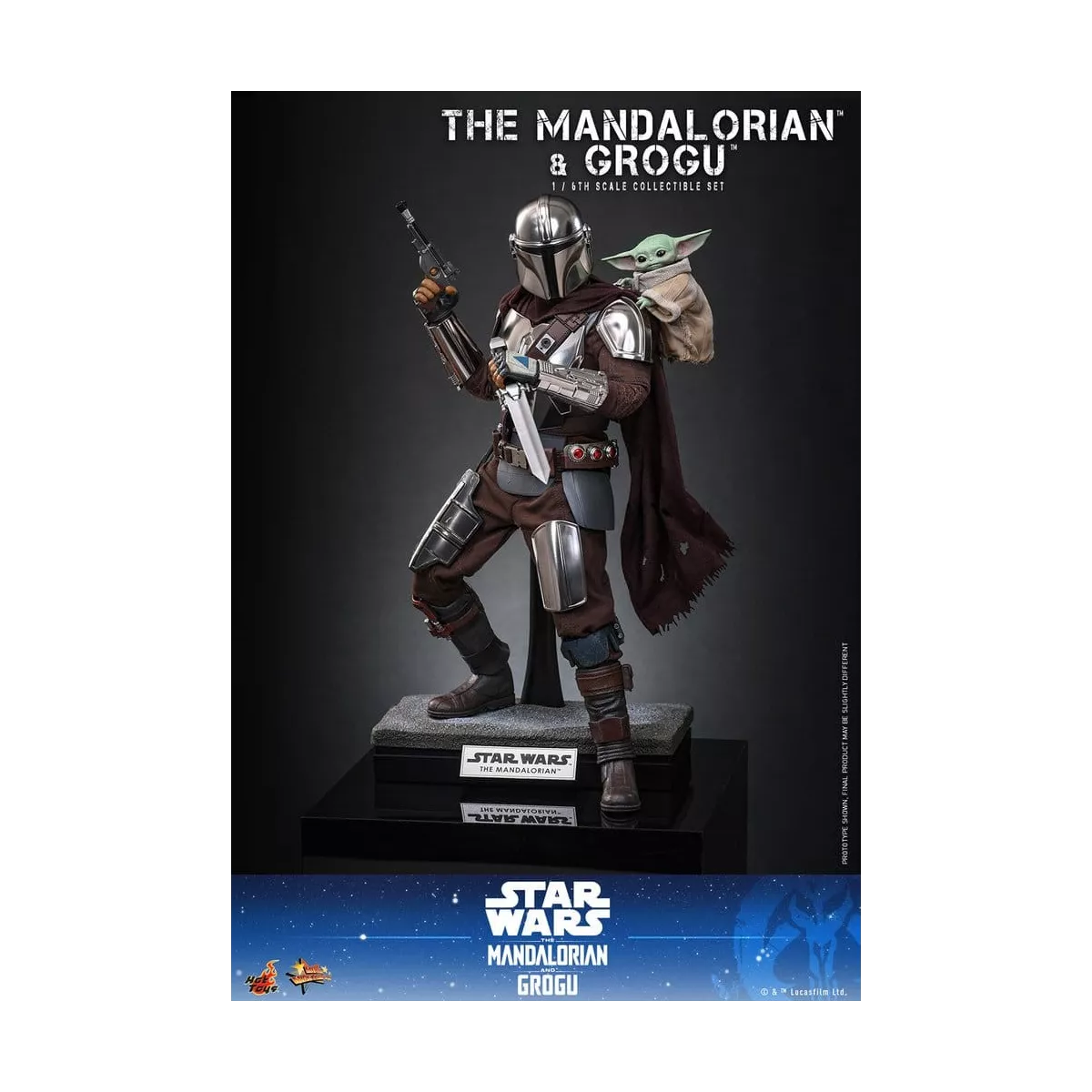 HT MMS871 - The Mandalorian & Grogu 1/6th Scale Collectible Set