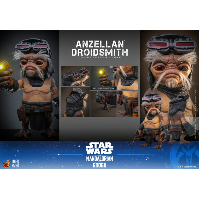 HT LMS017 - Star Wars Mandalorian & Grogu - Anzellan Droidsmith Life-Size - Image 5