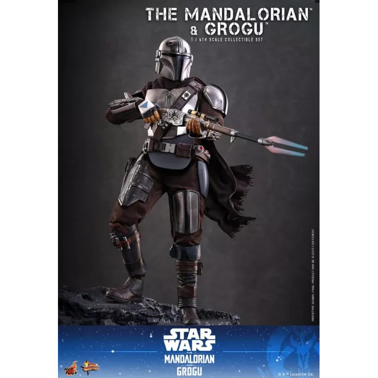 HT MMS871 - The Mandalorian & Grogu 1/6th Scale Collectible Set - Image 9