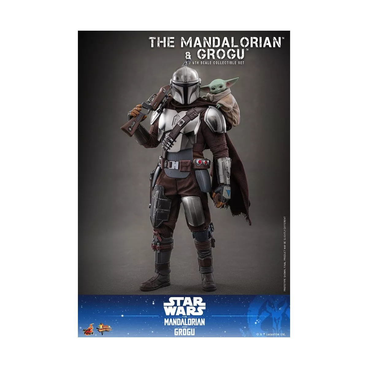 HT MMS871 - The Mandalorian & Grogu 1/6th Scale Collectible Set - Image 5